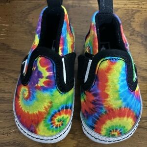 Baby Vans Tie-Dye Slip-Ons